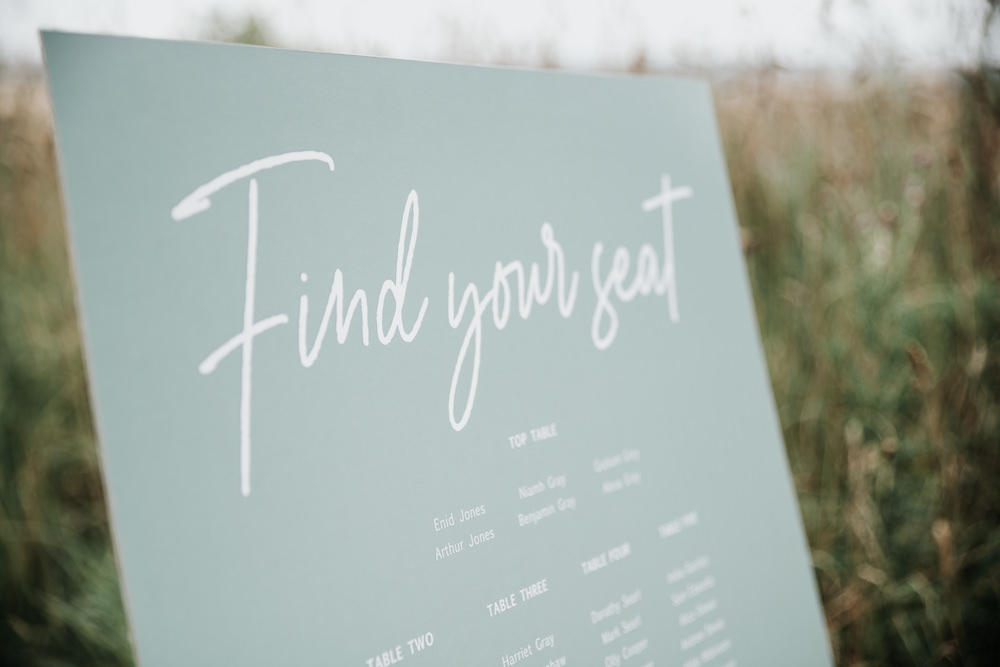 Micro Wedding Ideas Gareth J Photography Table Plan Seating Chart Calligraphy