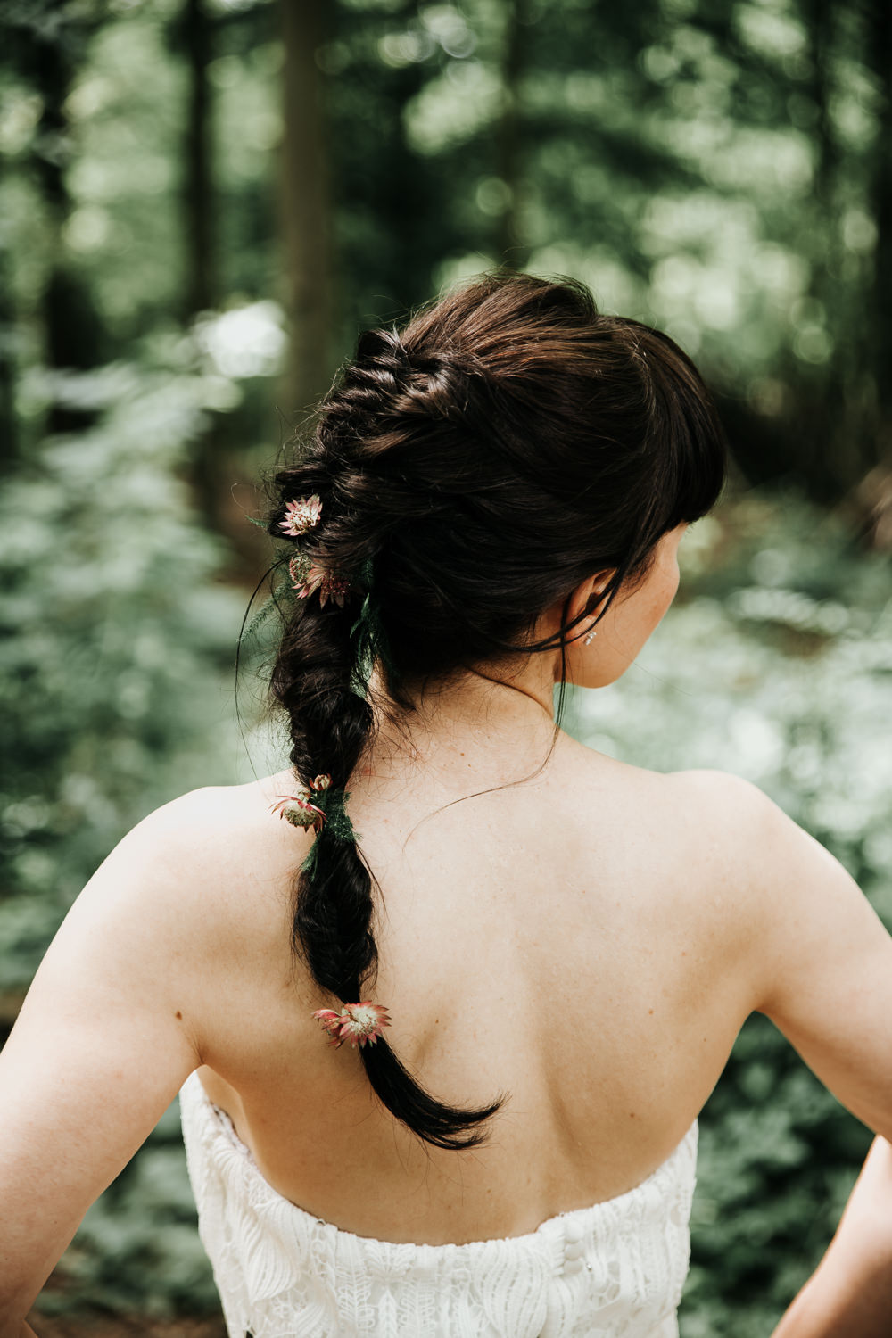 Micro Wedding Ideas Gareth J Photography Bride Bridal Hair Style Up Do Pony Tail