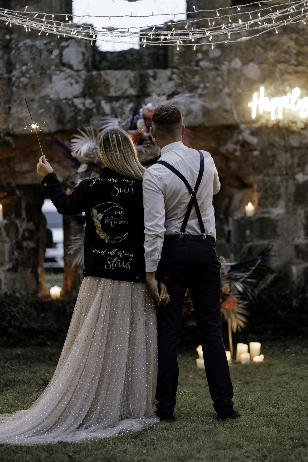 Sparklers Sparkler Midsummer Night's Dream Wedding Ideas Dani Louise Photography