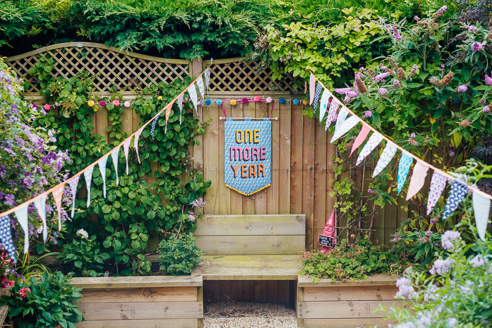 One More Year Banner Bunting Pandemic Wedding Anna Pumer Photography