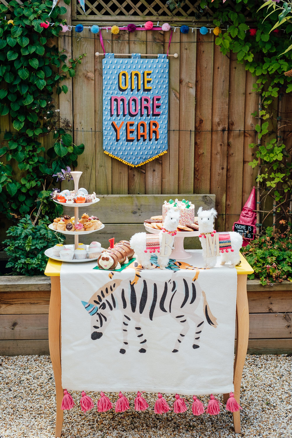 Cake Table Dessert Banner Sign Pandemic Wedding Anna Pumer Photography