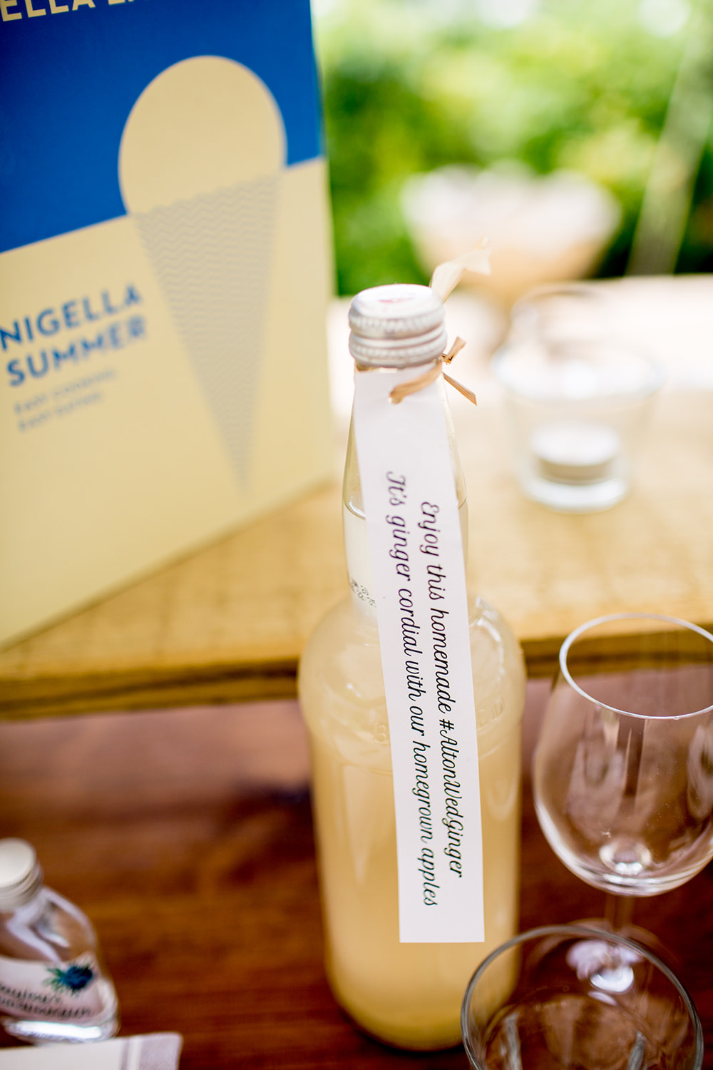 Bottle Drink Favours Pythouse Kitchen Garden Wedding Jessica Hayman Photography