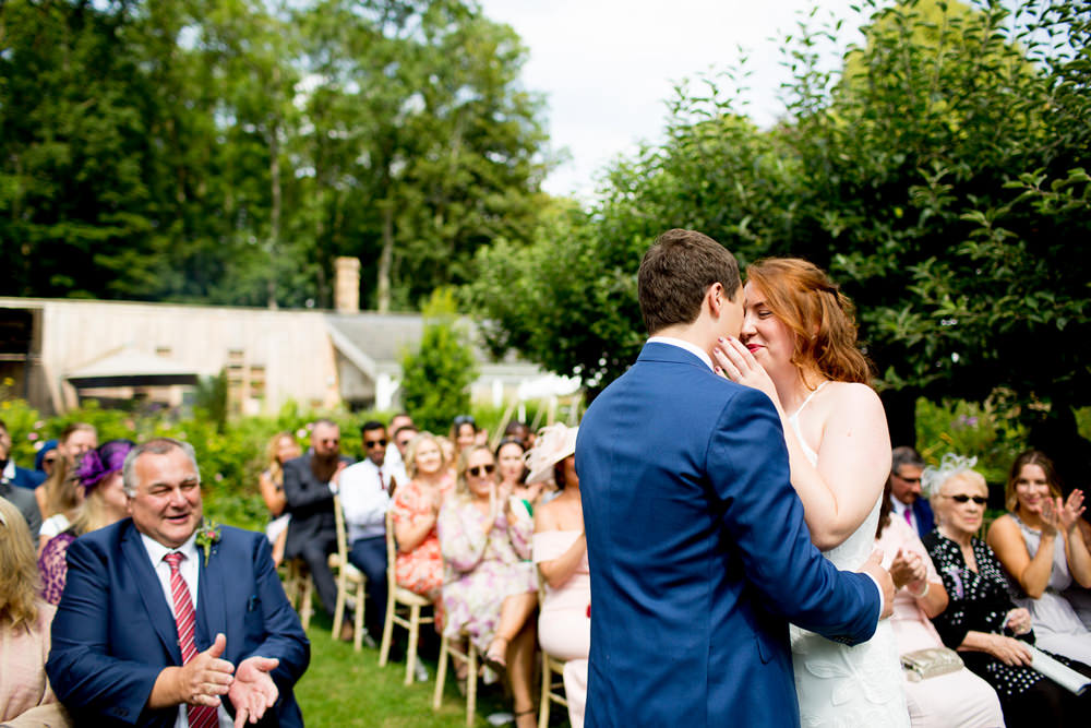 Garden Ceremony Outdoor Pythouse Kitchen Garden Wedding Jessica Hayman Photography
