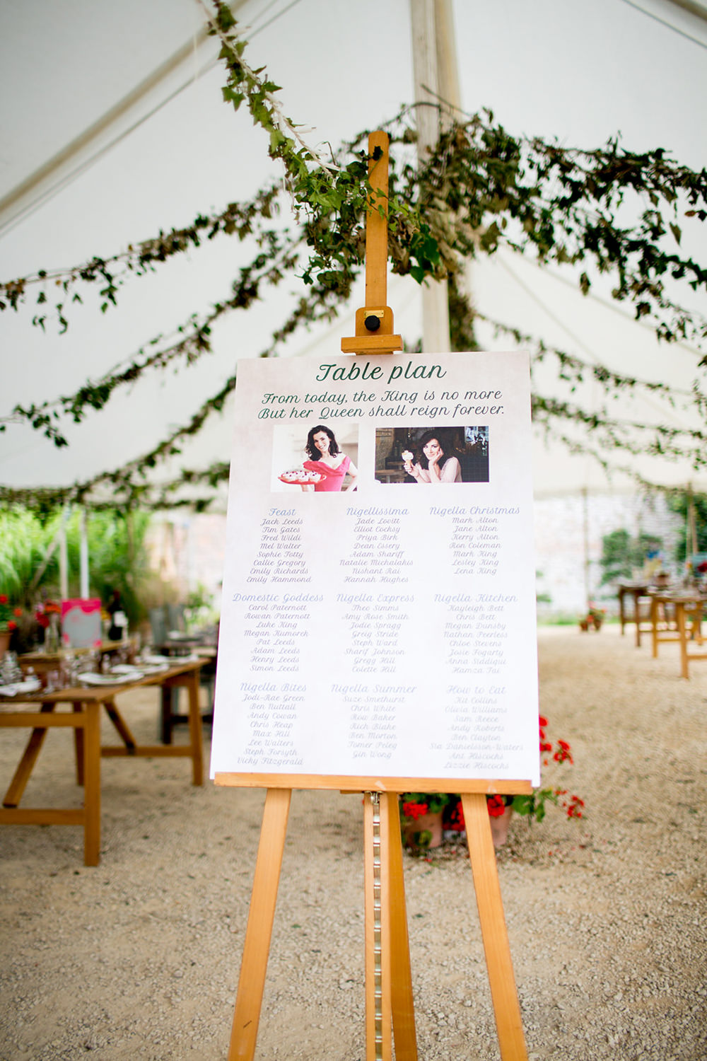 Table Plan Seating Chart Photo Pythouse Kitchen Garden Wedding Jessica Hayman Photography