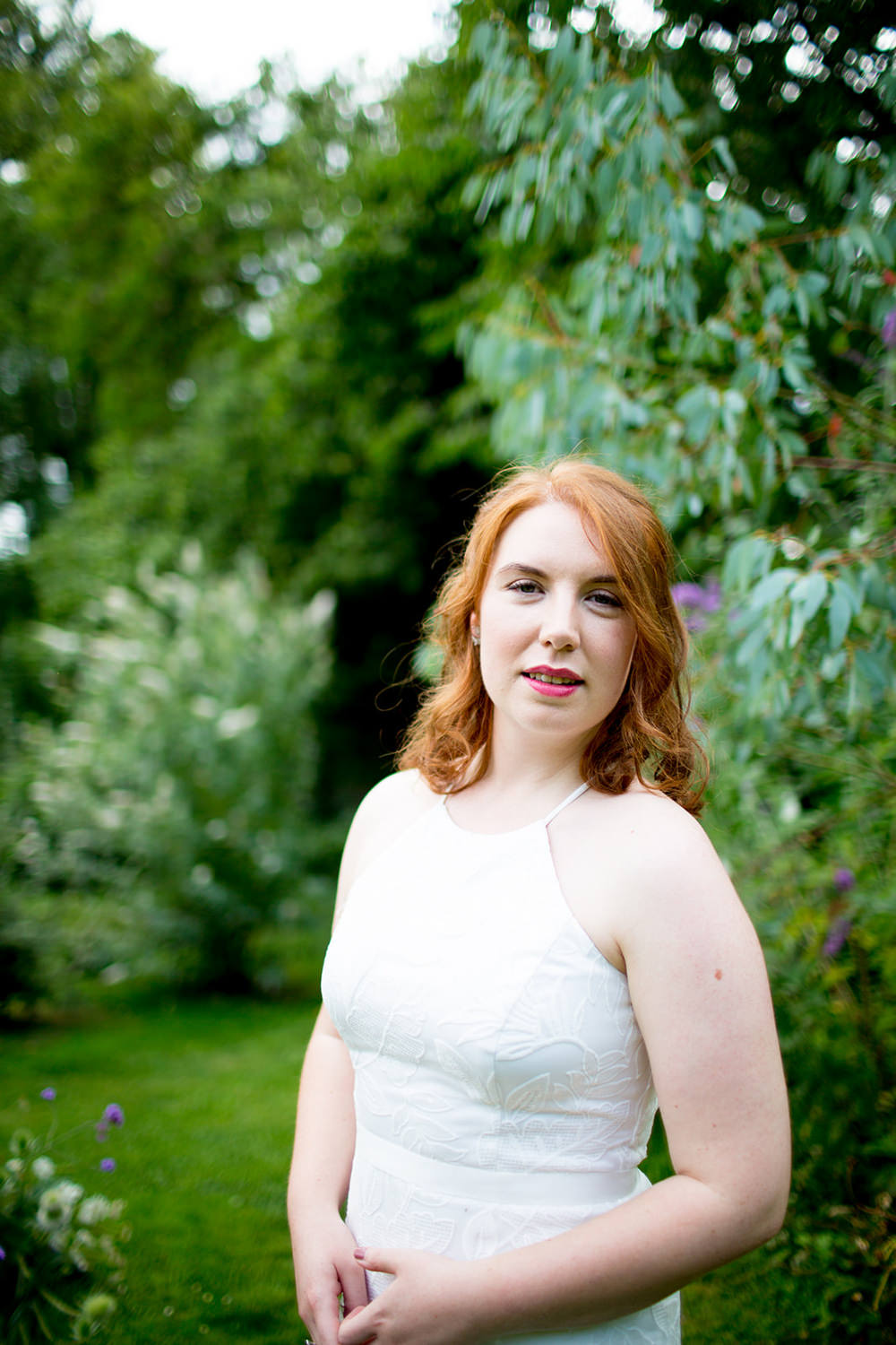 Bride Bridal Dress Gown David’s Bridal Sequins Floral Straps Pythouse Kitchen Garden Wedding Jessica Hayman Photography