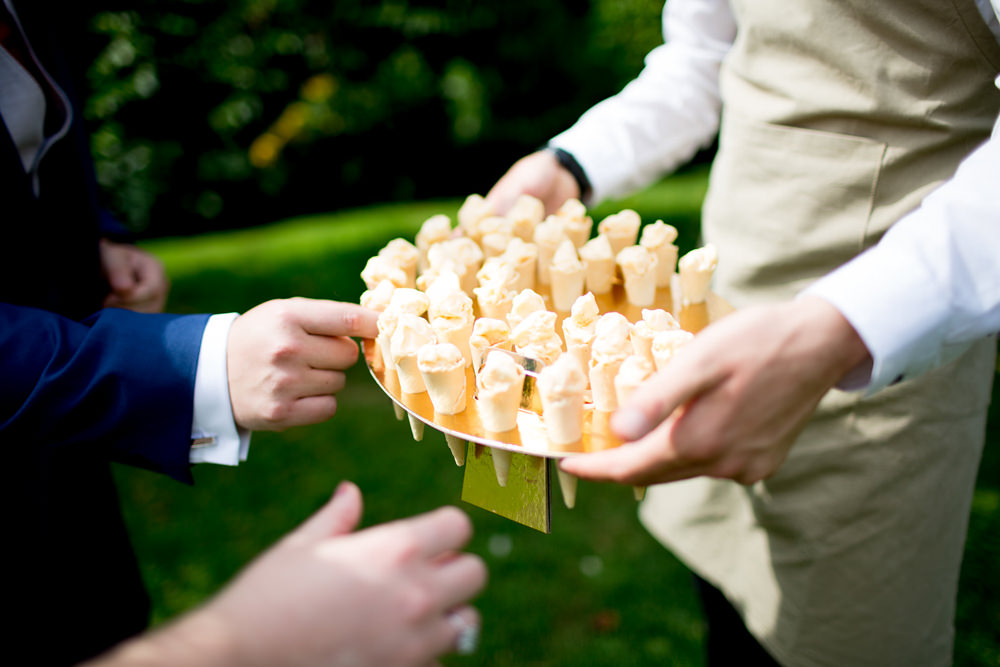 Canapes Pythouse Kitchen Garden Wedding Jessica Hayman Photography