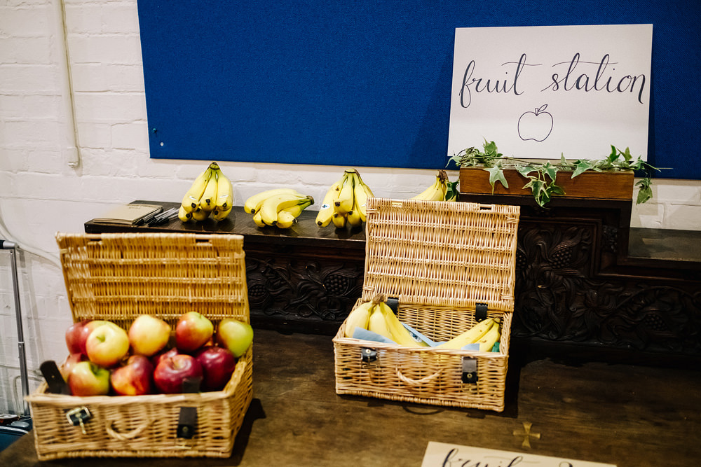 Fruit Hamper Food Royal Hospital Chelsea Wedding Kristian Leven Photography