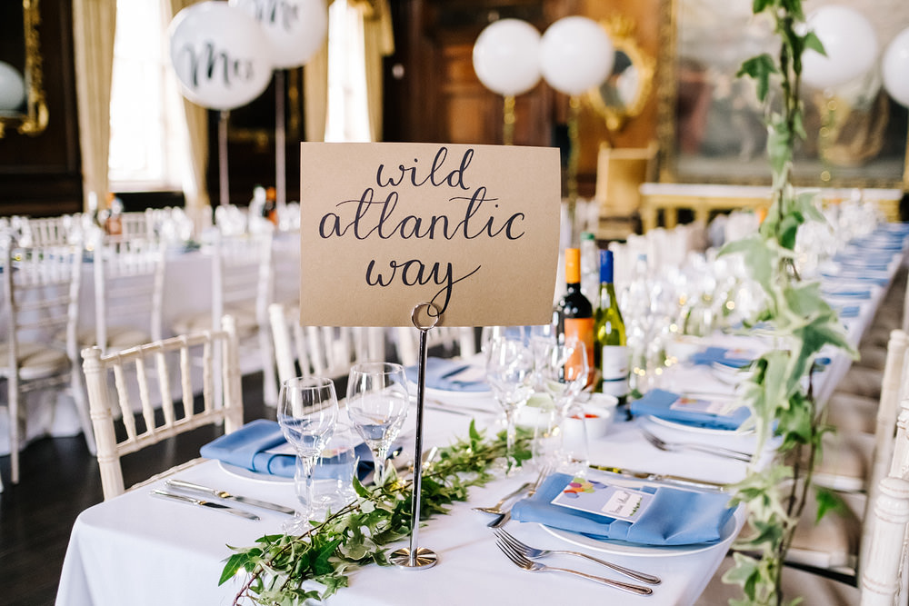 Table Names Royal Hospital Chelsea Wedding Kristian Leven Photography
