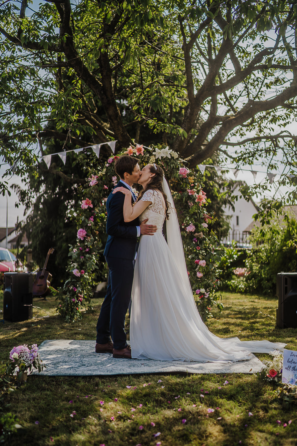 Socially Distanced Wedding Tiffany Gage Photography