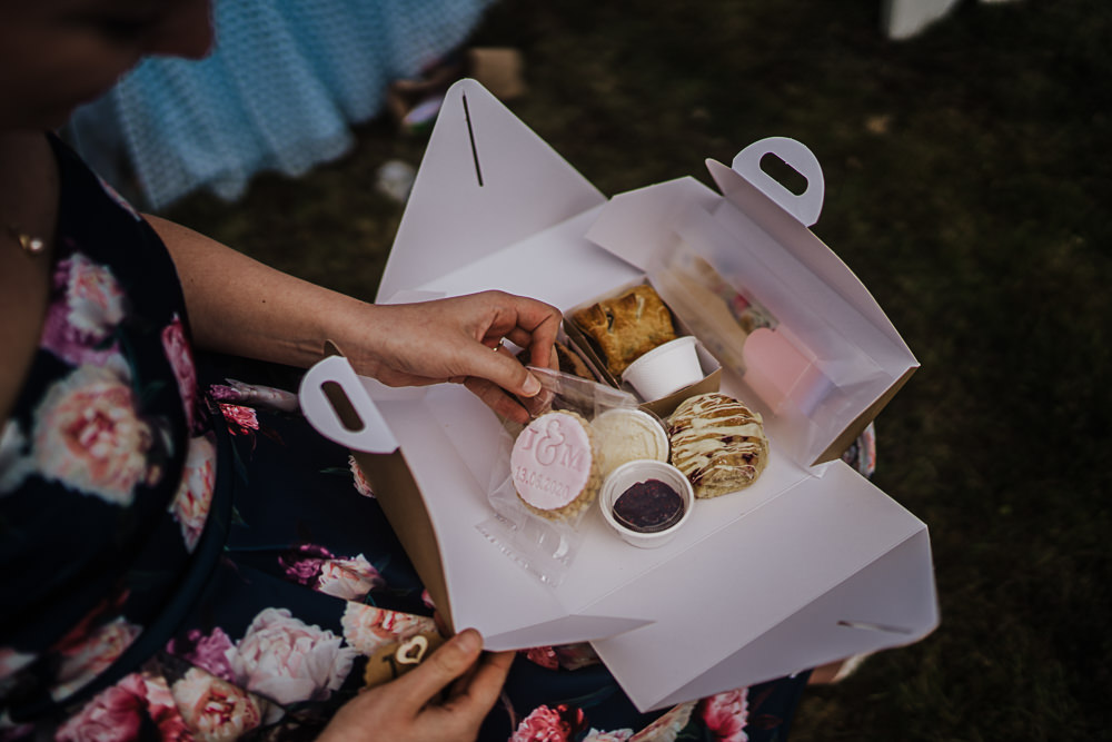 Picnic Box Socially Distanced Wedding Tiffany Gage Photography