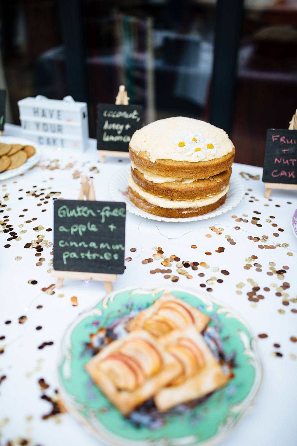 Cake Dessert Table Two Woods Estate Wedding Laura Debourde Photography