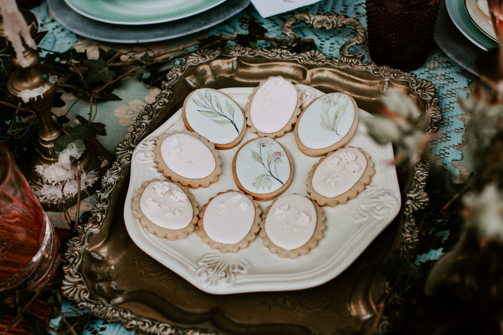 Cookies Biscuits Iced Whimsical Wedding Ideas Charlotte Lucy Photography