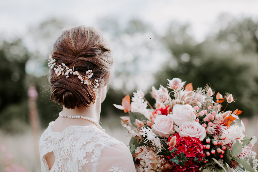 Bride Bridal Hair Style Up Do Whimsical Wedding Ideas Charlotte Lucy Photography