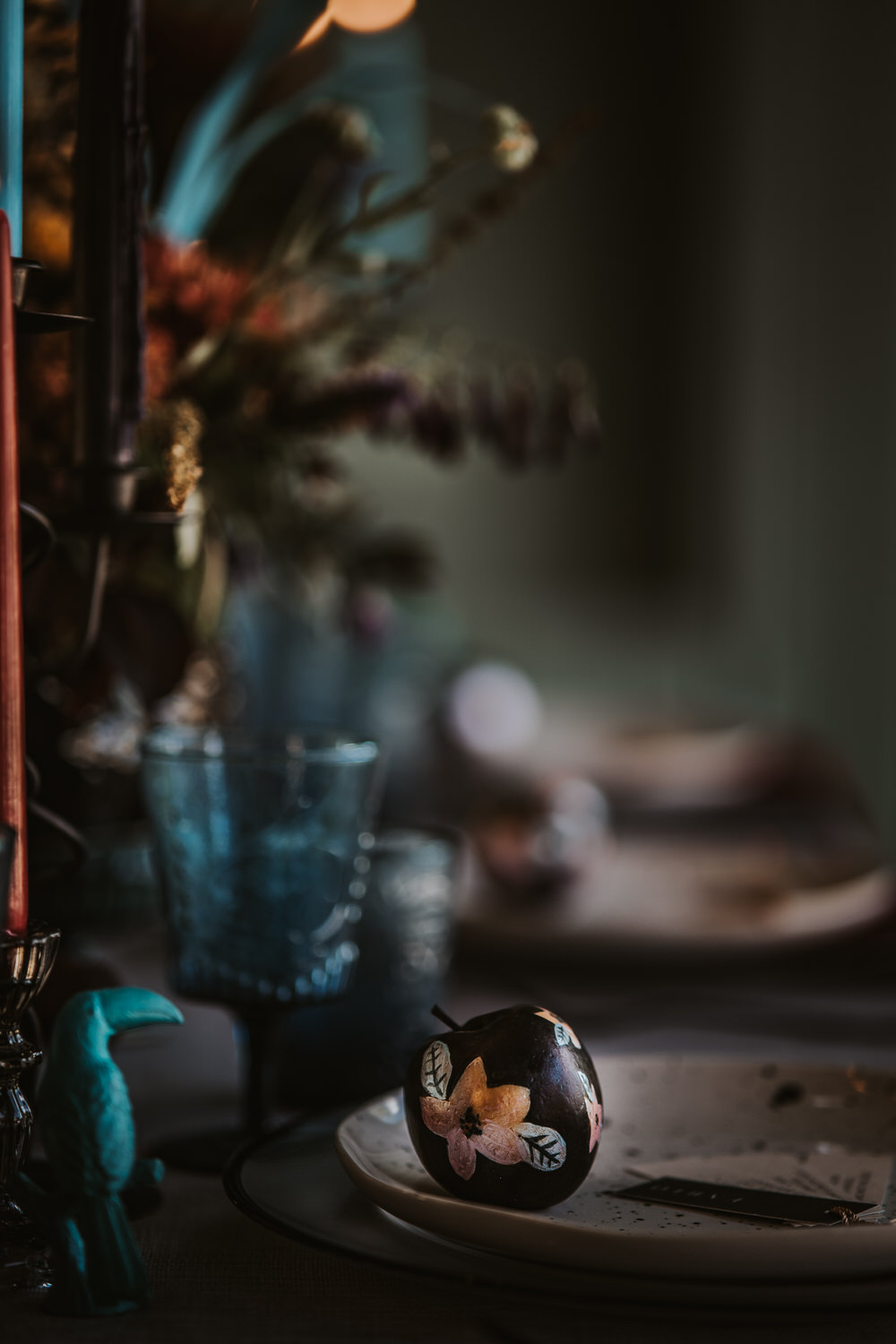 Painted Apple Floral Art Wedding Ideas Tom Halliday Photography
