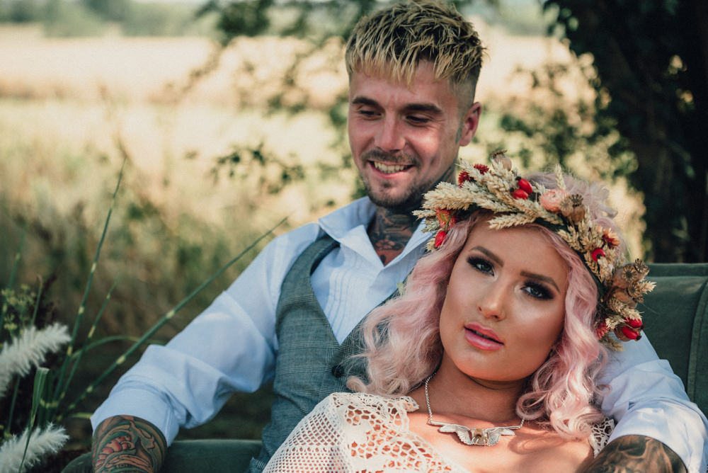 Bride Bridal Make Up Boho Wedding Ideas Roshni Photography