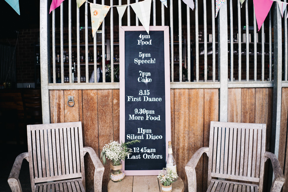 Chalk Board Sign Signs Signage Castle View Wedding Sally T Photography