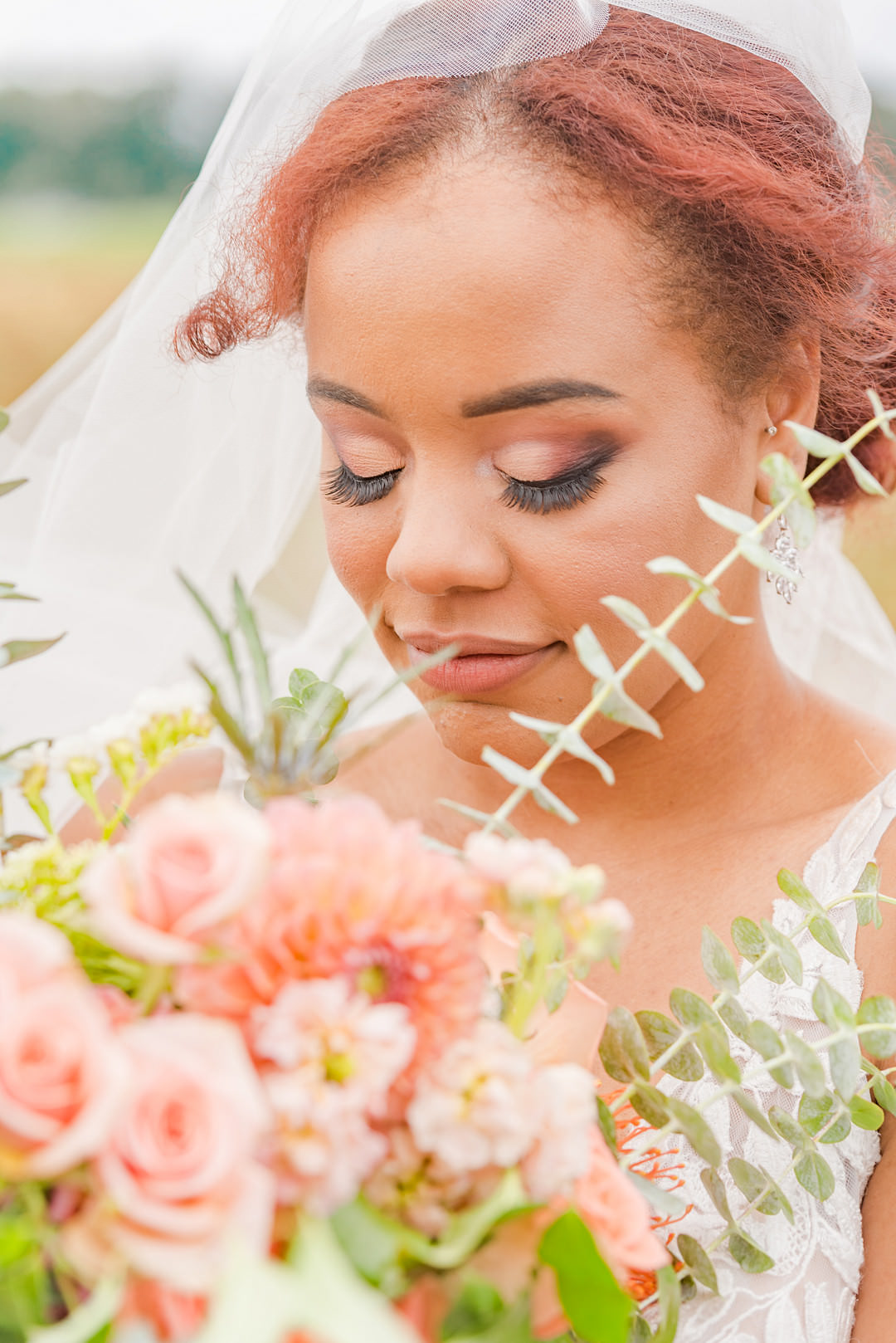 Bride Bridal Make Up Citrus Wedding Ideas Pearls & Pines Photography