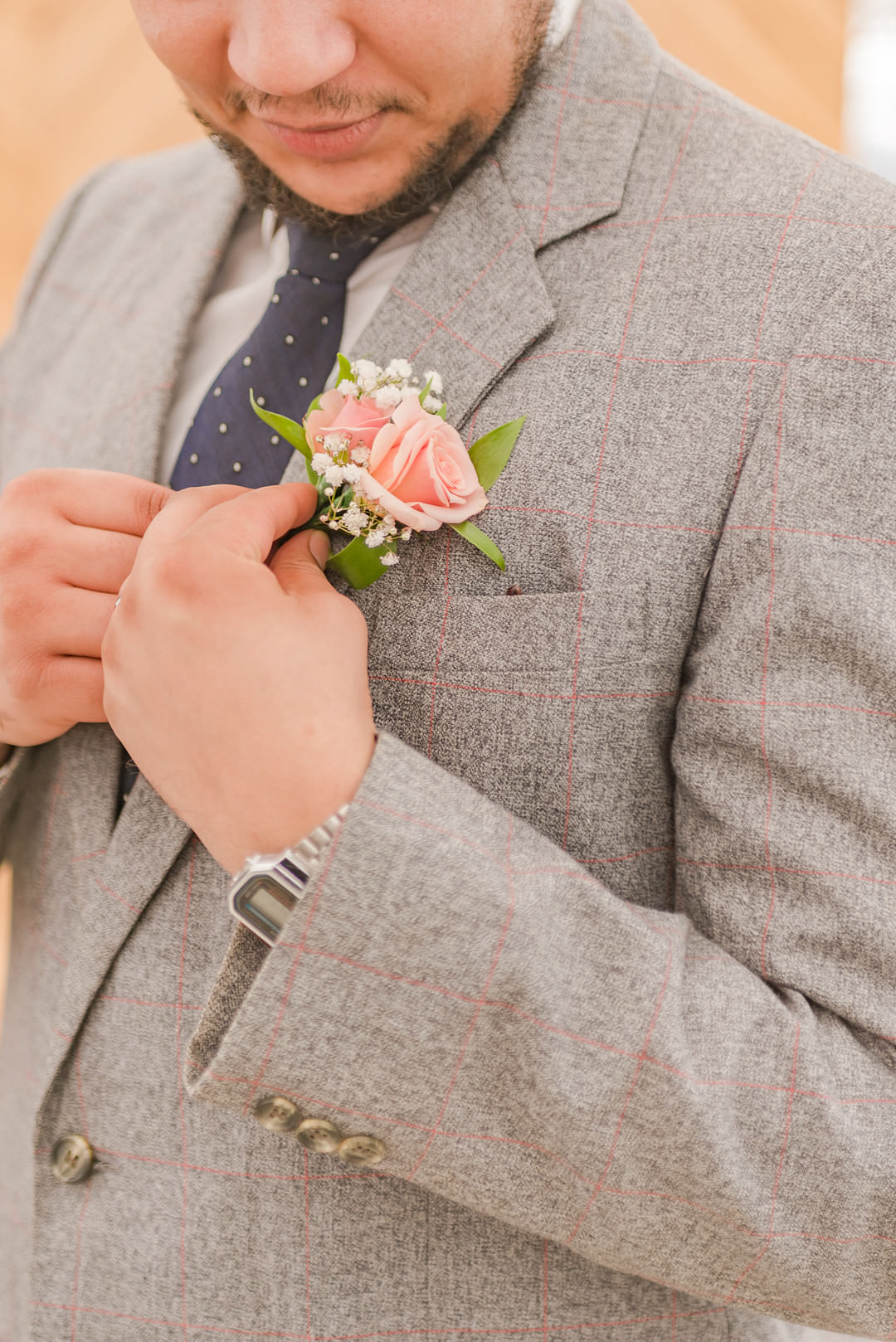 Groom Buttonhole Flowers Citrus Wedding Ideas Pearls & Pines Photography