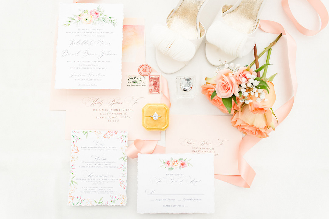 Citrus Wedding Ideas Pearls & Pines Photography