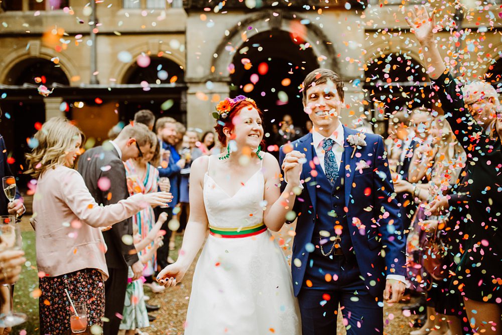 Coombe Lodge Wedding Holly Collings Photography Confetti Throw