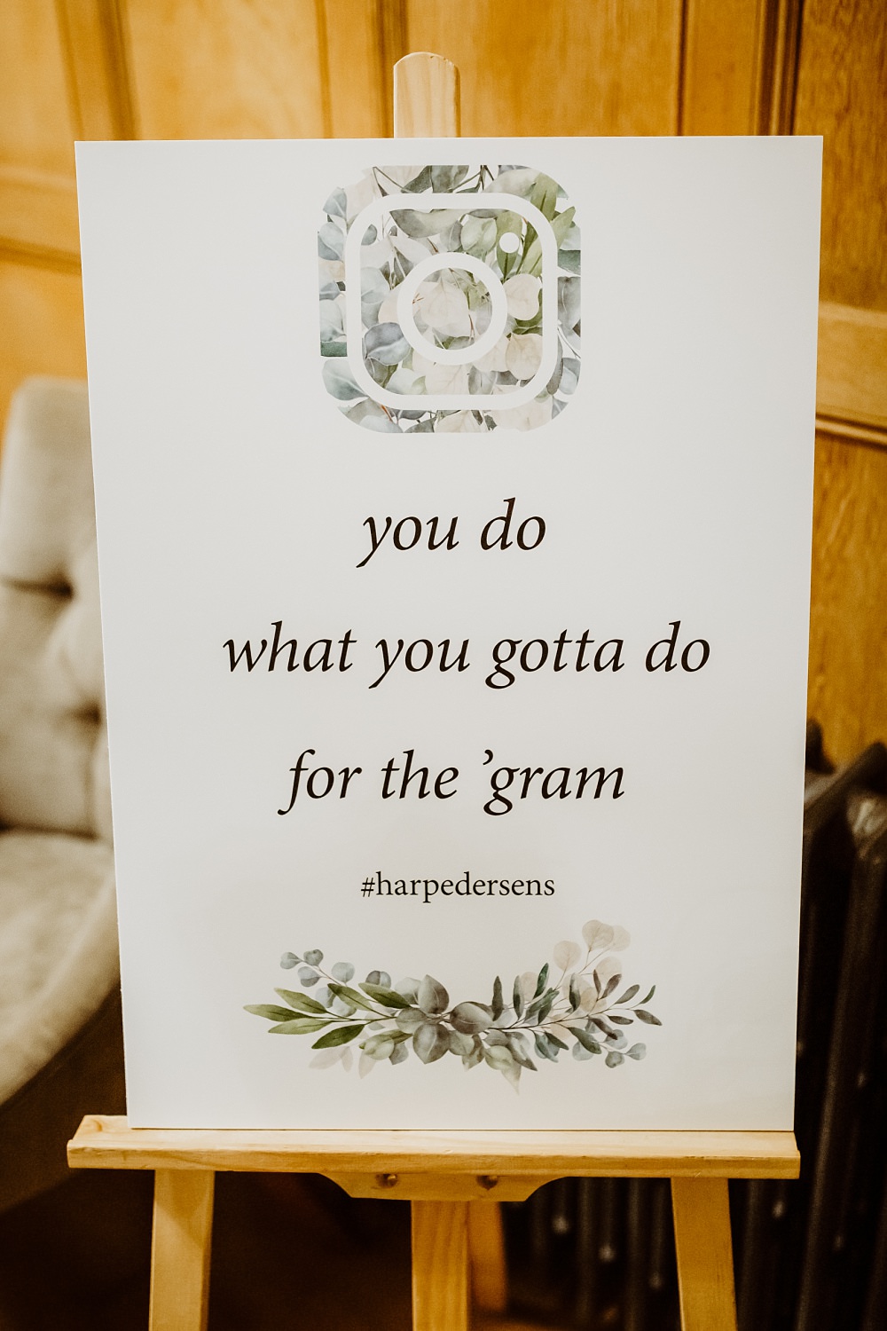 Sign Signs Signage Instagram Coombe Lodge Wedding Holly Collings Photography