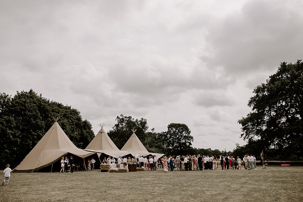 Tipi Glevering Hall Wedding Sharon Cudworth Photography