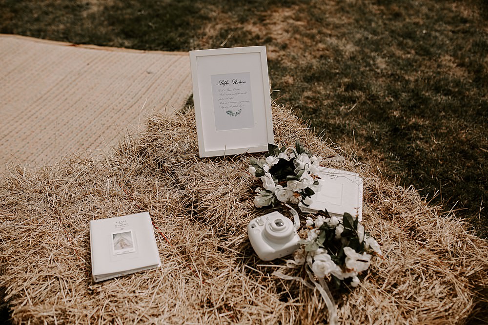 Guest Book Camera Glevering Hall Wedding Sharon Cudworth Photography