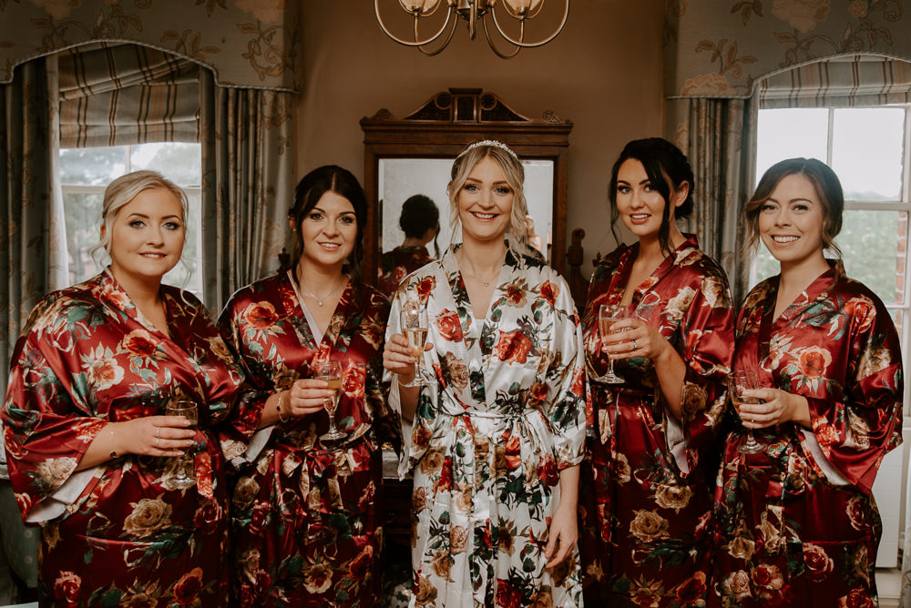 Dressing Gown Robe Bridesmaid Bride Hazel Gap Barn Wedding The Light Painters