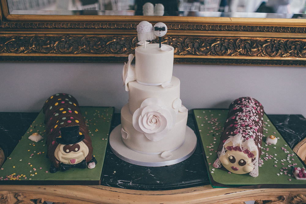 Cake Cakes Caterpillar Lemore Manor Wedding Helen Jane Smiddy Photography