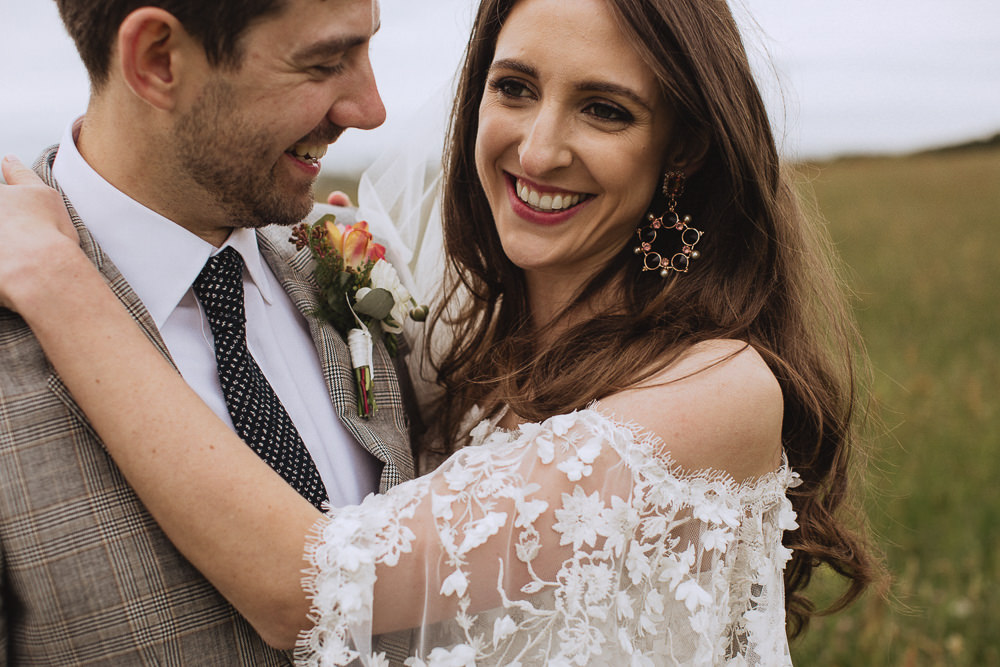Bride Bridal Make Up Marquee Wedding Wales Fox & Bear Photography