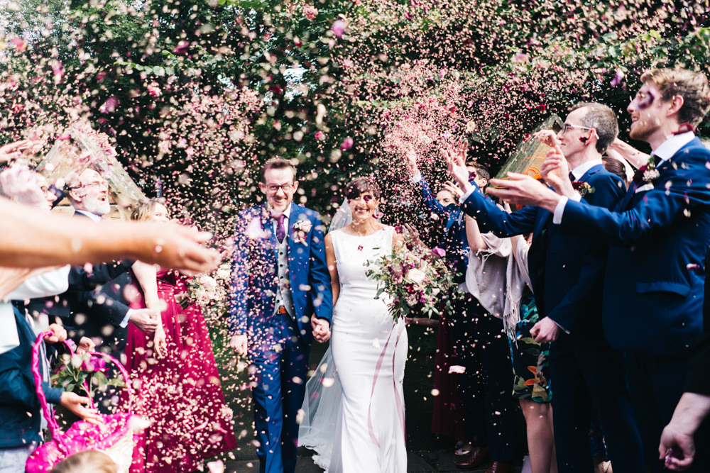 Newcastle Wedding Sally T Photography Confetti Throw 
