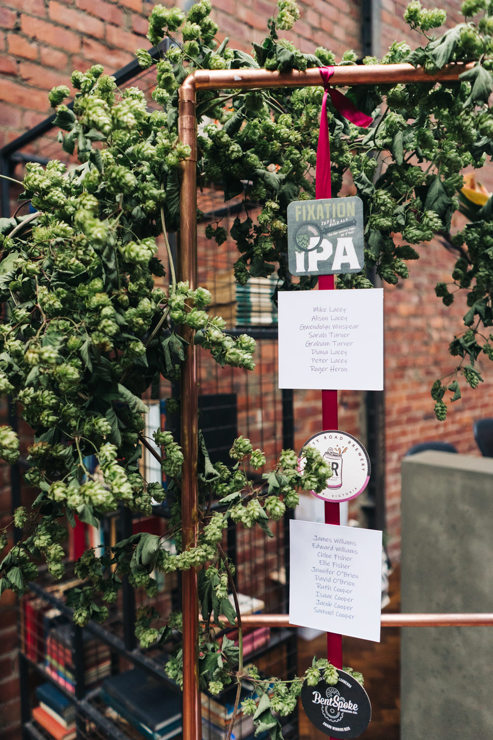 Beer Mat Table Plan Seating Chart Newcastle Wedding Sally T Photography