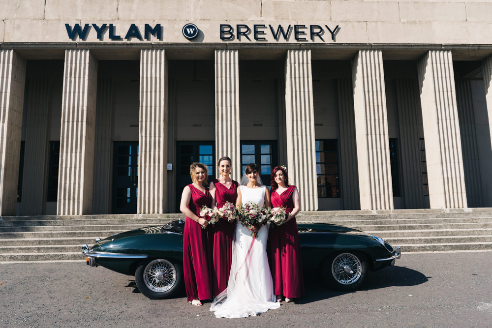 Red Burgundy Bridesmaids Bridesmaid Dress Dresses Newcastle Wedding Sally T Photography