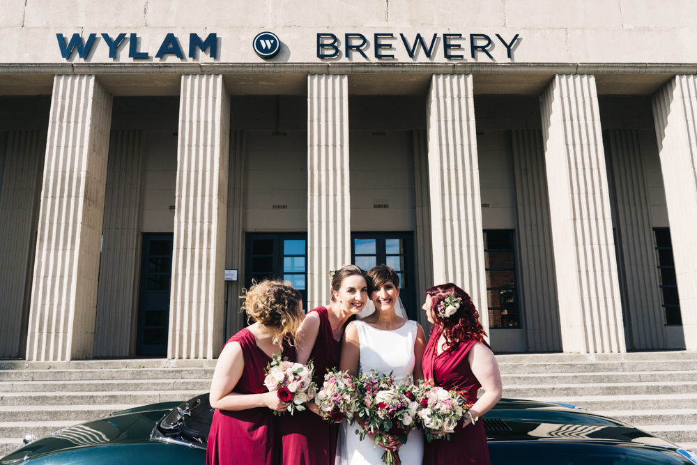 Red Burgundy Bridesmaids Bridesmaid Dress Dresses Newcastle Wedding Sally T Photography