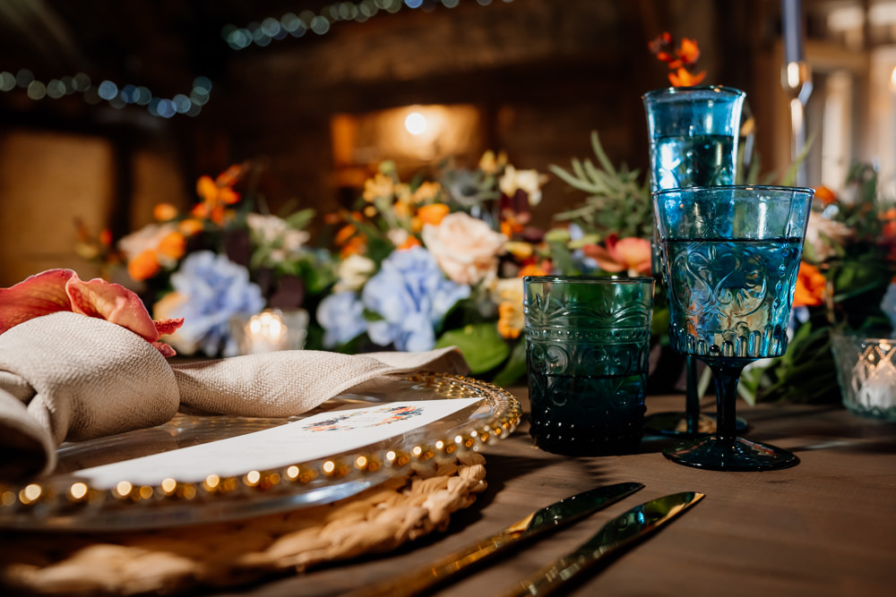 Orange Blue Wedding Steph Kiely Photography