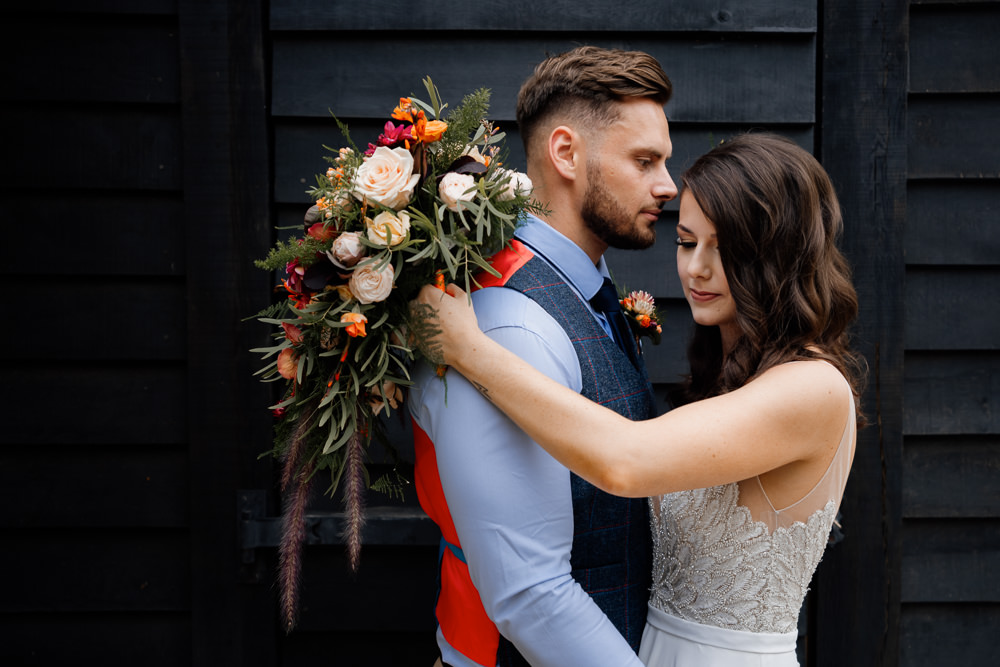 Orange Blue Wedding Steph Kiely Photography