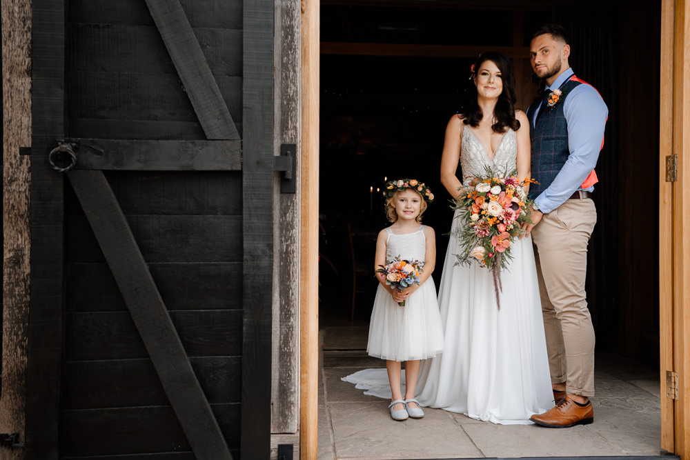 Orange Blue Wedding Steph Kiely Photography