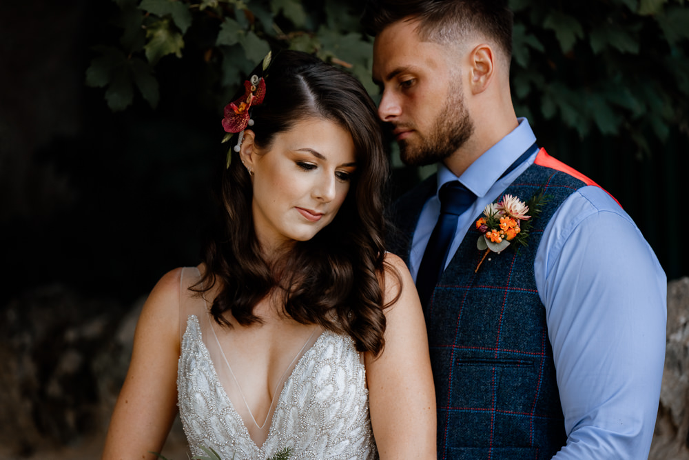 Orange Blue Wedding Steph Kiely Photography
