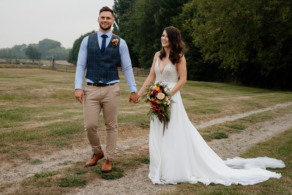 Orange Blue Wedding Steph Kiely Photography