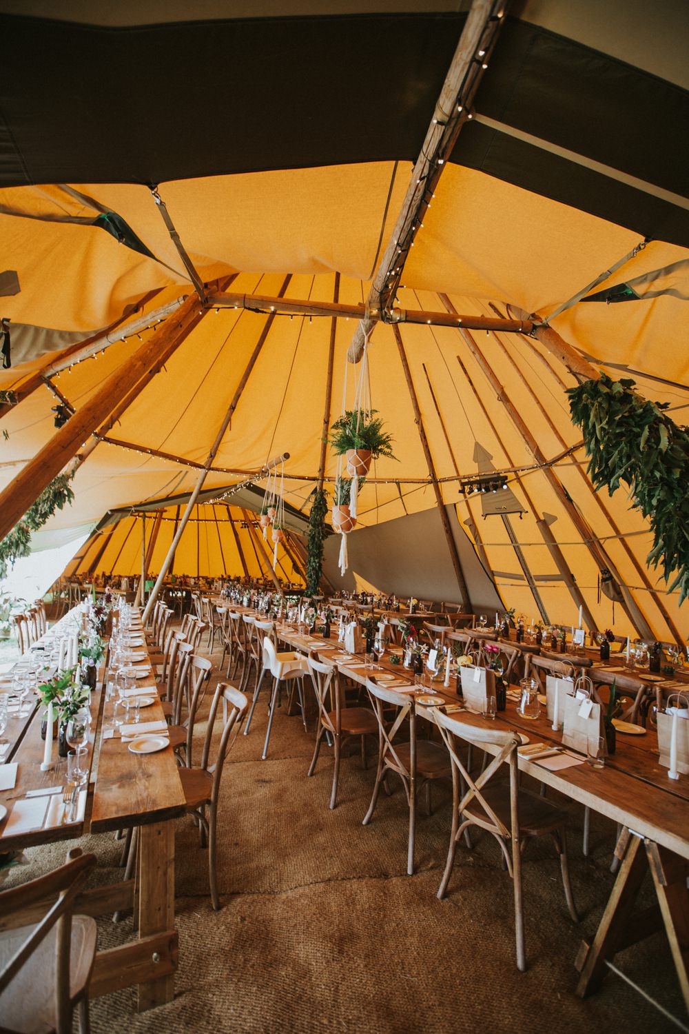 Tipi Decor Reception Pennard Hill Farm Wedding MT Studio