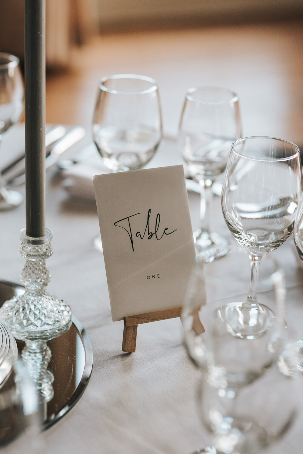 Table Name Number Prestwold Hall Wedding Pear & Bear Photography