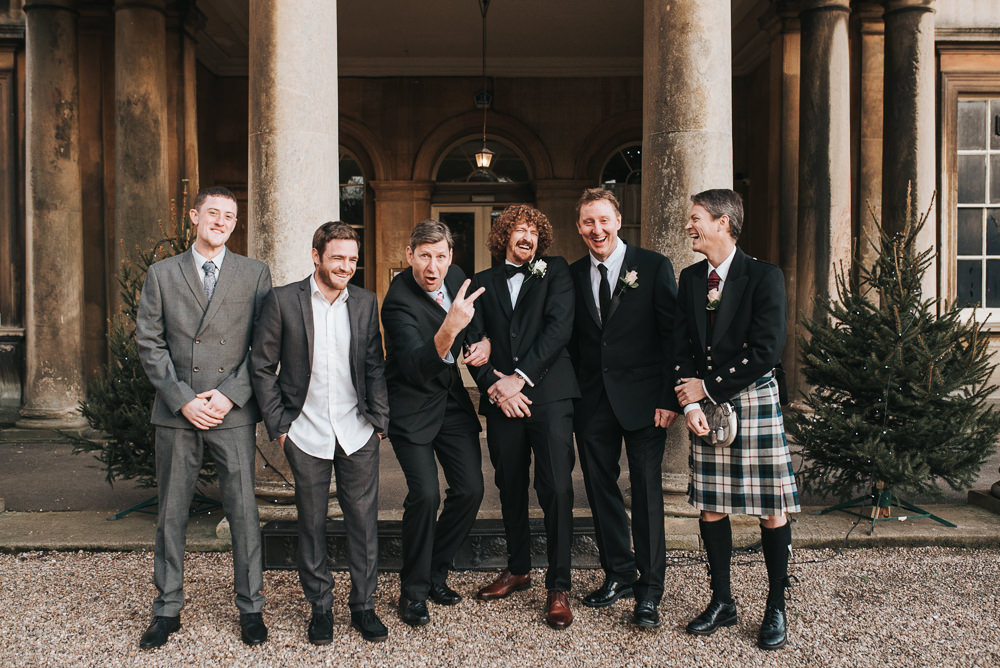 Groomsmen Prestwold Hall Wedding Pear & Bear Photography