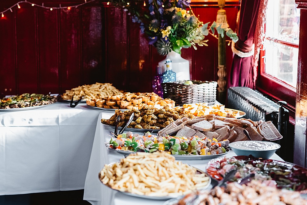 Buffet Food South London Wedding Fiona Kelly Photography