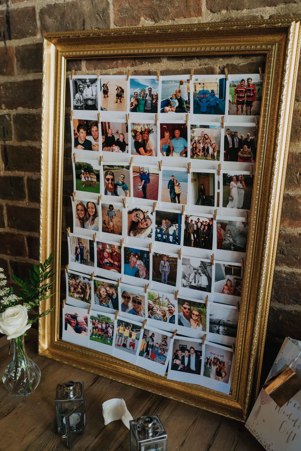 Photo Wall Decor Frame The Barns East Yorkshire Wedding Bloom Weddings
