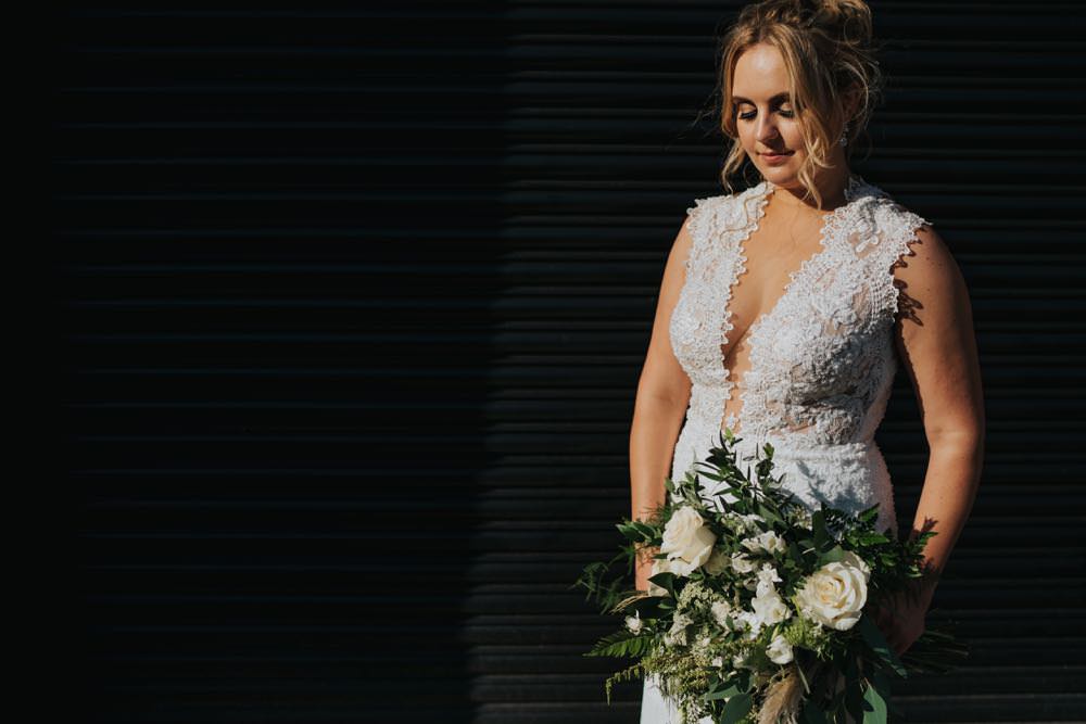 Bride Bridal Dress Gown Illusion Lace Zavana Bridal The Barns East Yorkshire Wedding Bloom Weddings