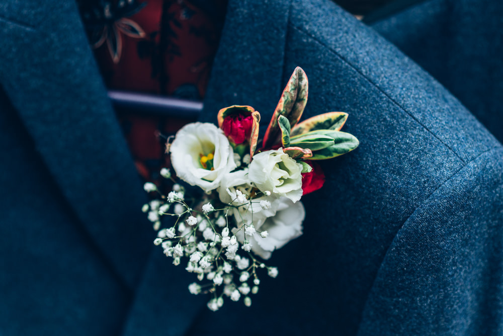 Two Part Wedding Erica Hawkins Photography Groom Buttonhole Flowers