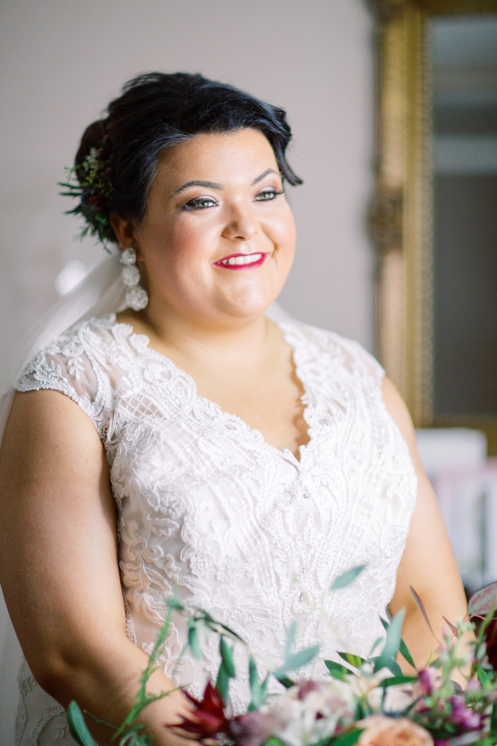 Bride Bridal Hair Make Up Autumn Halloween Wedding Hannah Mckernan