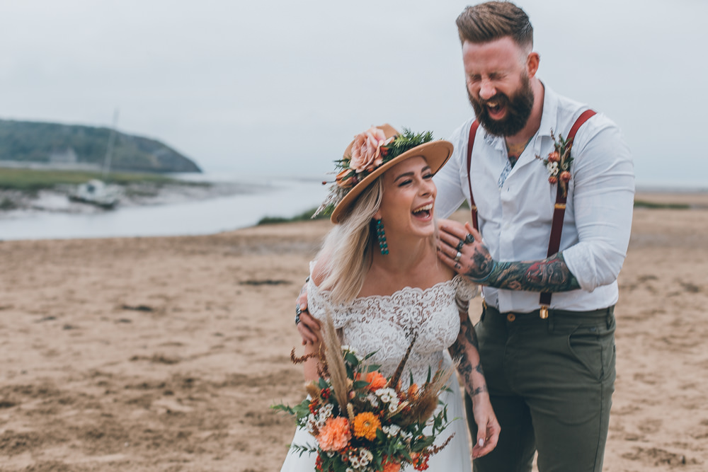 Beach Wedding UK Maria Madison Photographer