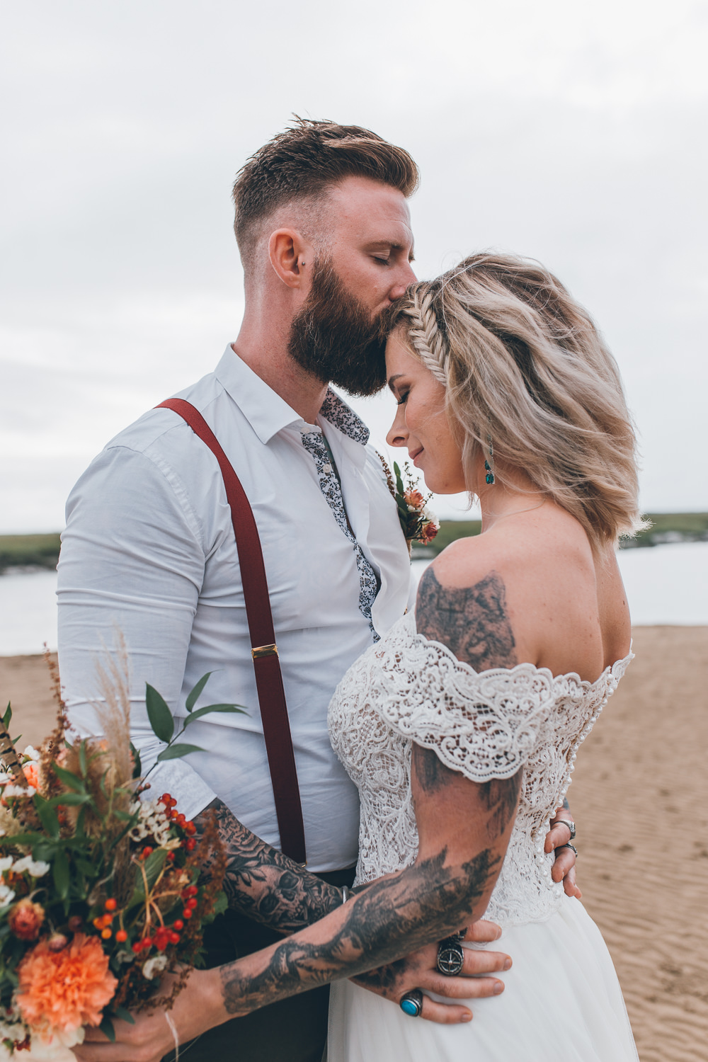 Beach Wedding UK Maria Madison Photographer