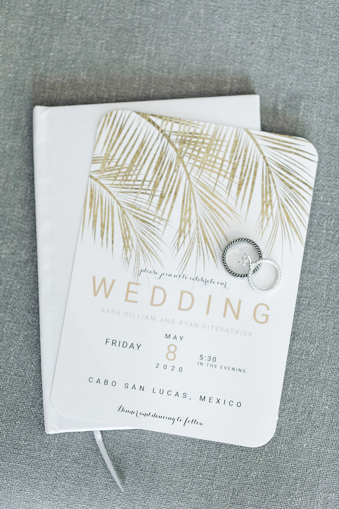 Stationery Invite Invitation Bohemian Mexico Wedding Fabi Rosas Cabo Wedding Photographer